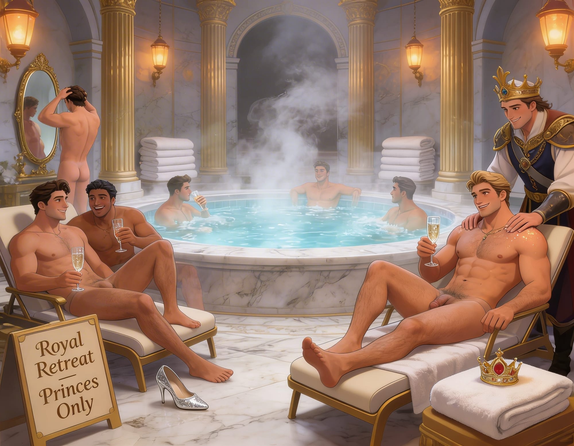 The Short Life of Disneyland’s Elite Men’s only Spa