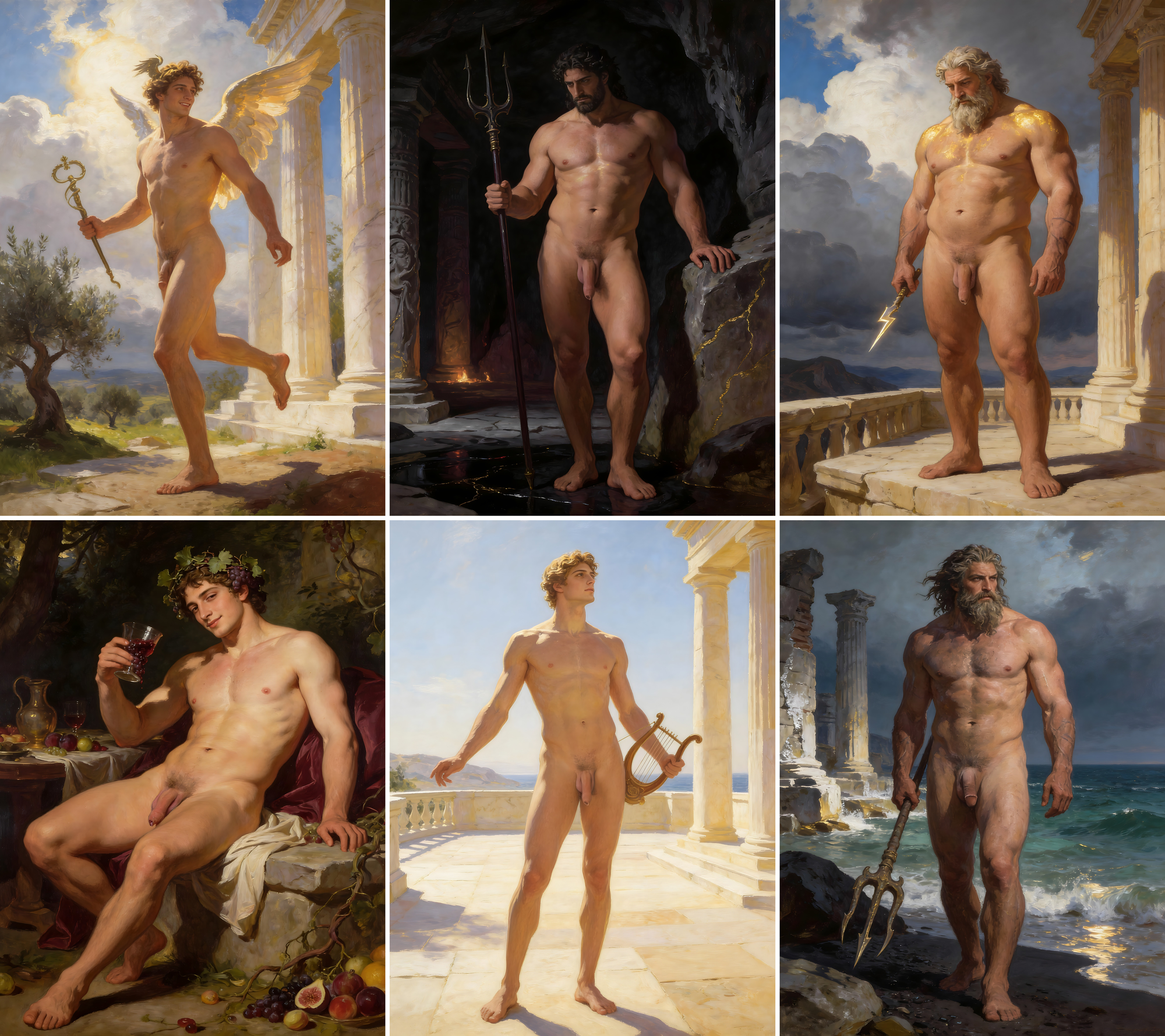 Greek God Series from Held Form Studio