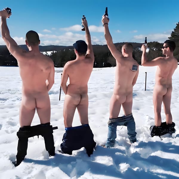 Raise a glass to Celebrate being a nudist!