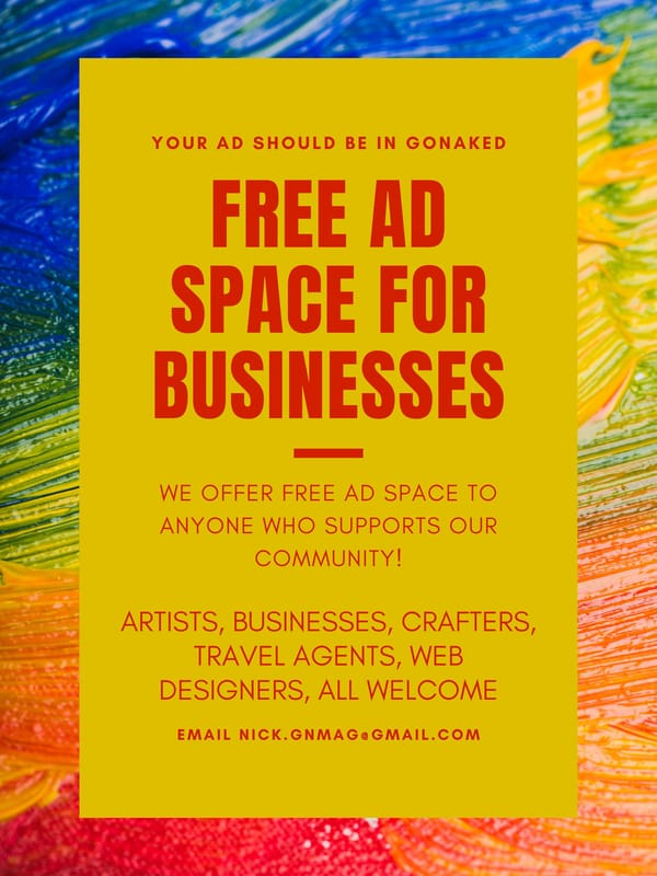 Gay-Friendly? You’re Family. Advertise Free.